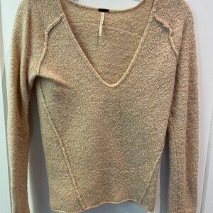 Free People Cream Sweater